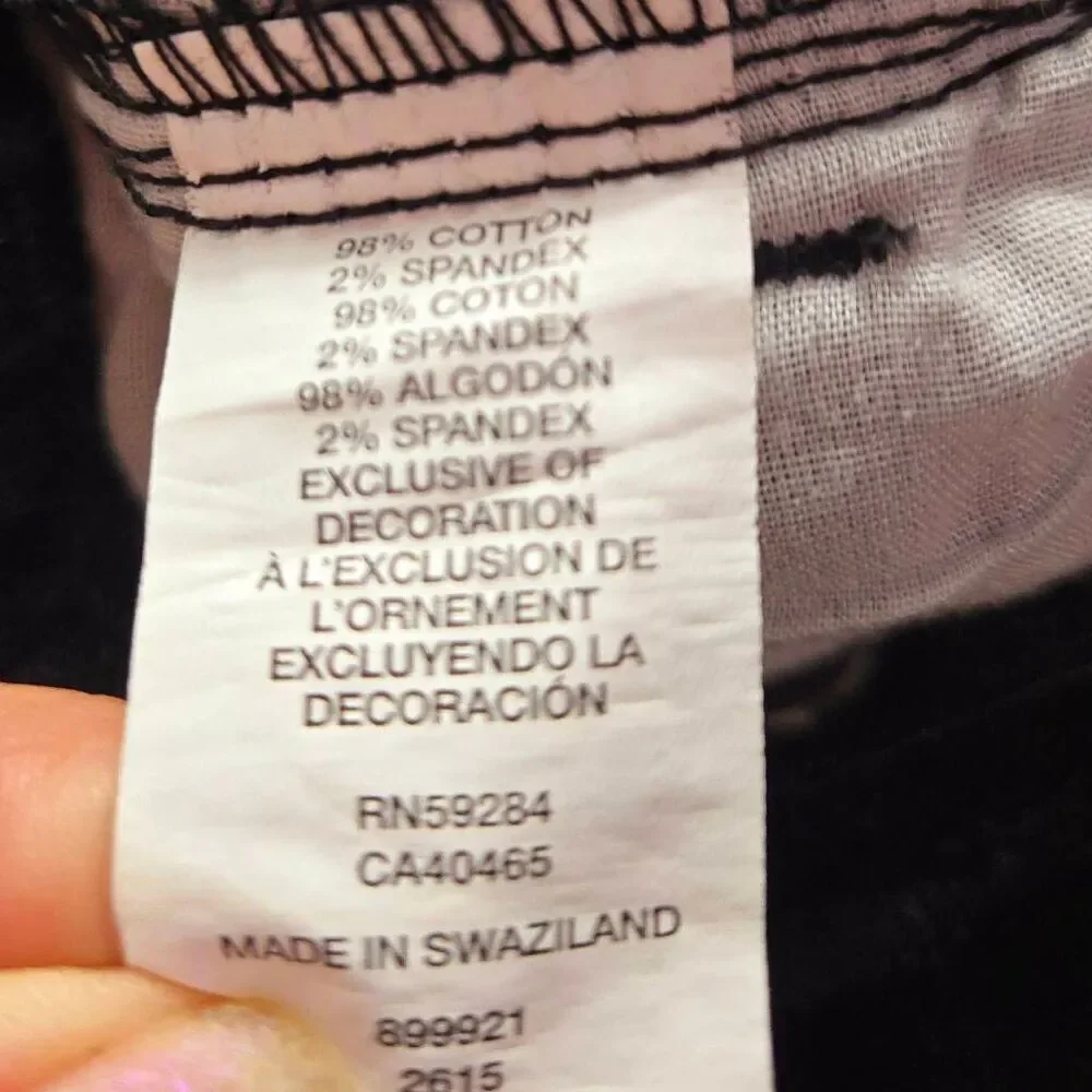 Children's Place black corduroy jeans 6